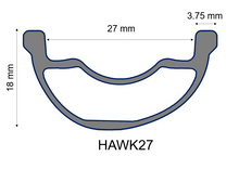 Load image into Gallery viewer, Berd HAWK27 Carbon Wheels