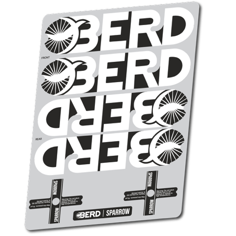 Berd Wheel Decal Sheets