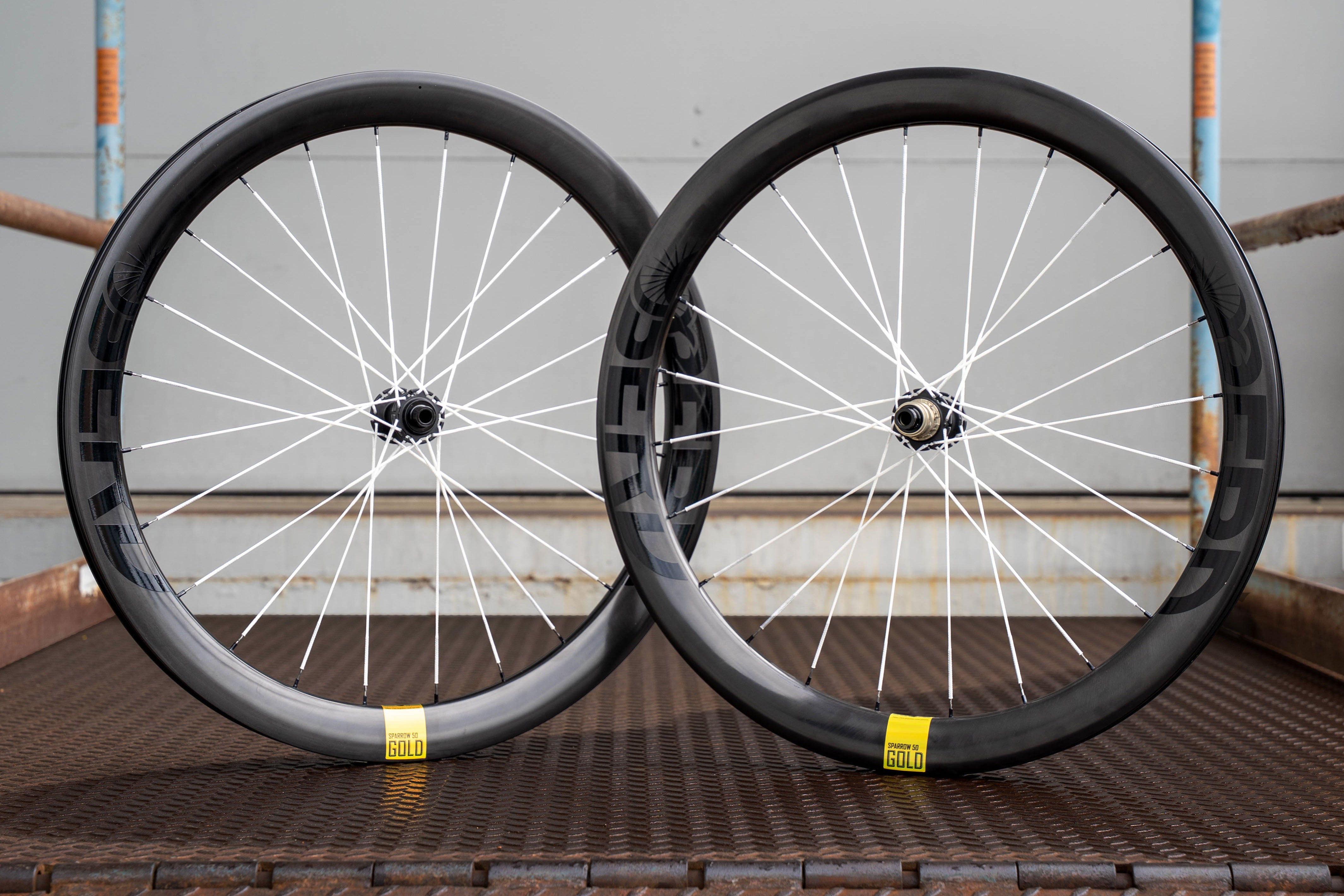 Sparrow50 Gold Carbon Gravel Wheelset